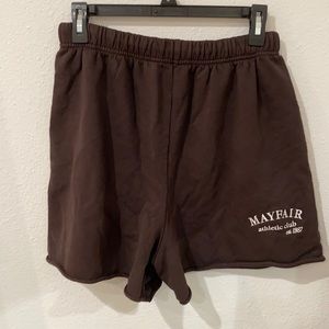 Mayfair Brown Sweatshorts